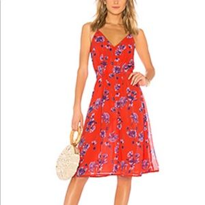 House of Harlow 1960 Floral Spaghetti Strap Dress